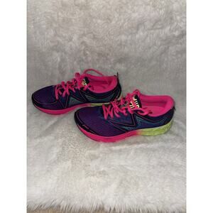 Asics Noosa FF Running Shoes Indigo/Pistachio/Hot Pink Sz 8
